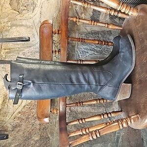 Fluevog ADRIANA LUNA Black Heeled Boot